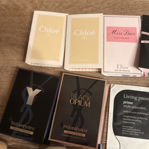 Perfume Hair Mask Samples Lot Merit Brush - Picture 2 of 9